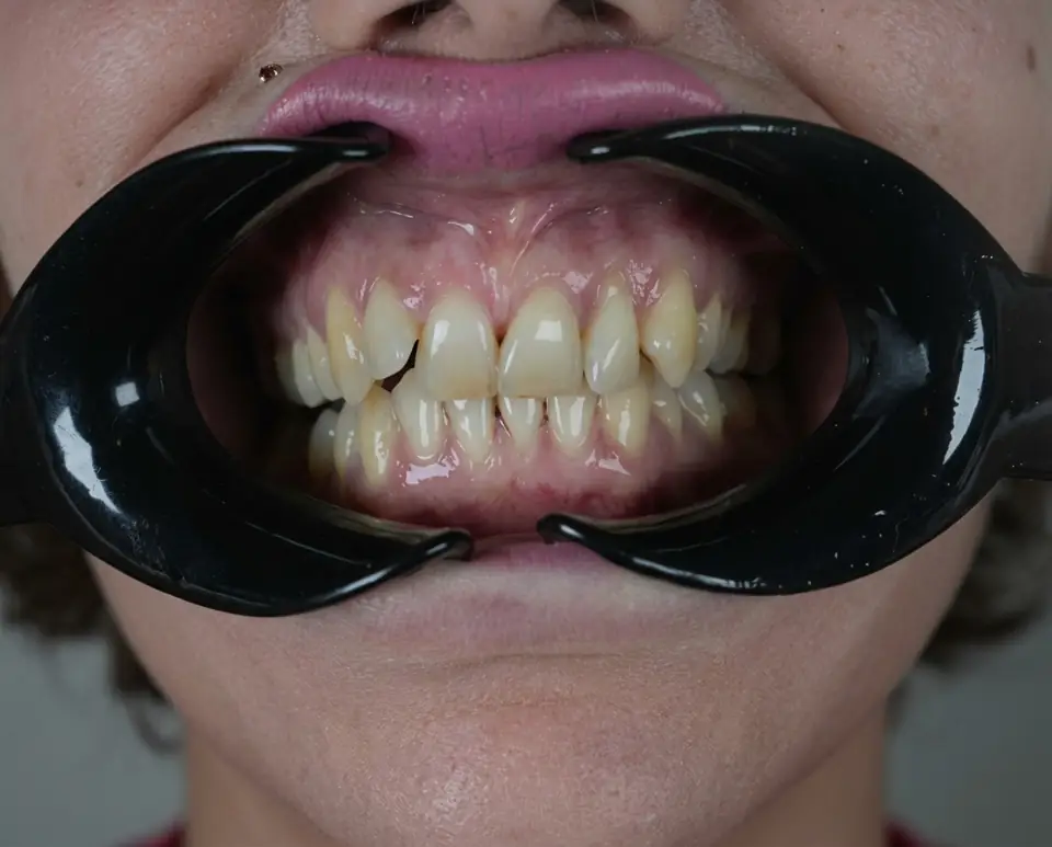 Smile before treatment