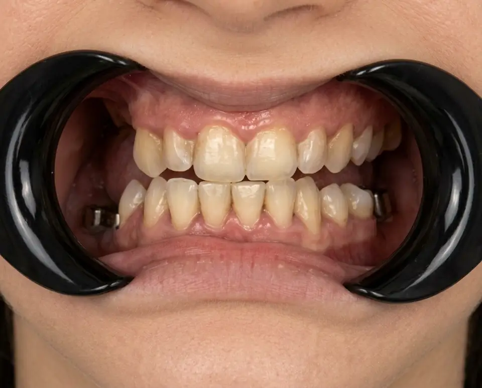 Smile before treatment